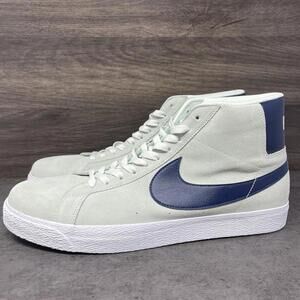 Nike SB Mid Blazer Shoes Mens Size 14 Barely Mint Green Blue Sneakers